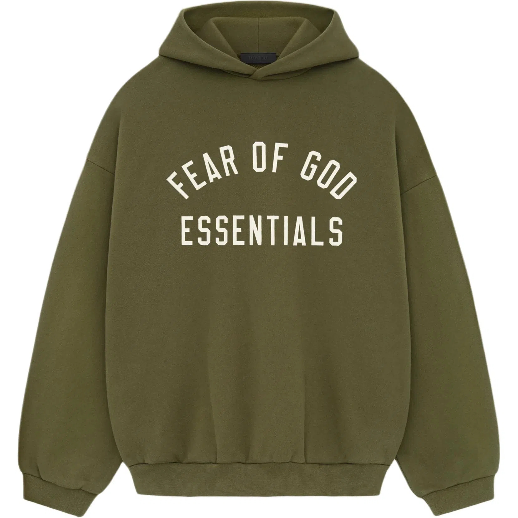 Fear of God Essentials Fleece Hoodie Military