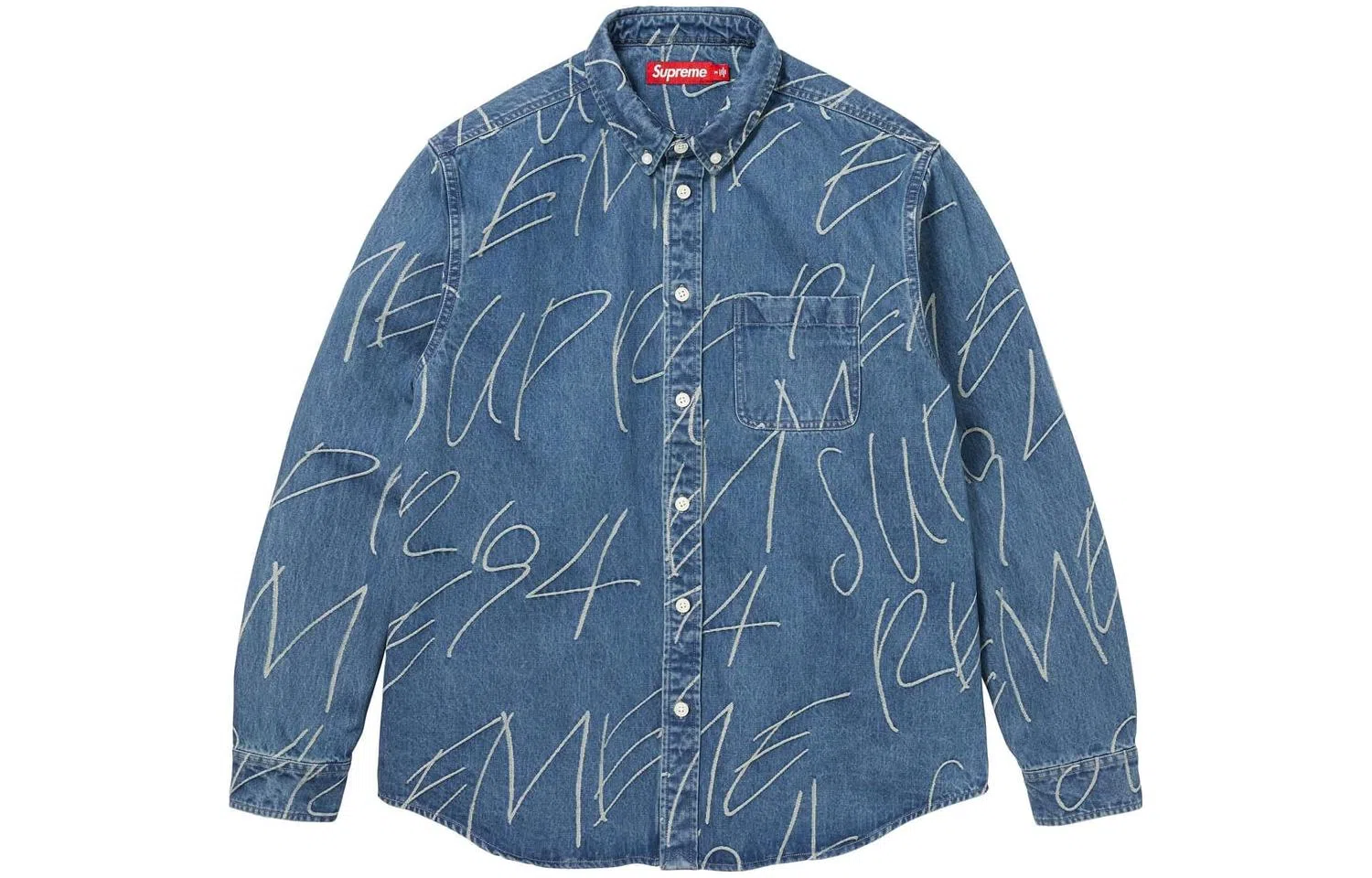 Supreme Jacquard Denim Shirt