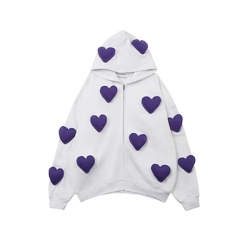 SQQZ Project Heart 3D Padded Hoodie