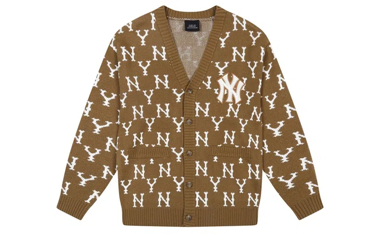 MLB New York Yankees Cardigan Beige