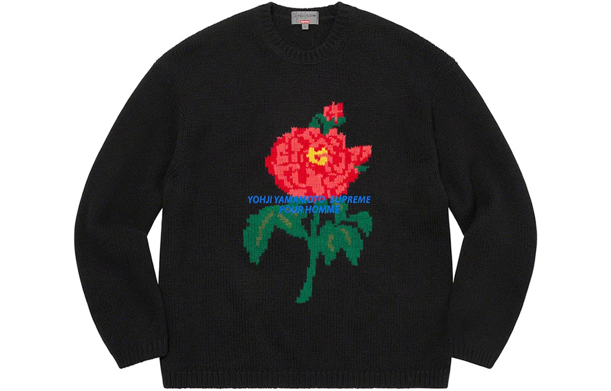 Supreme x Yohji Yamamoto Rose Sweater