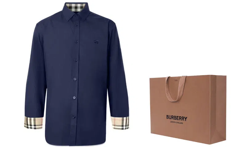 Burberry SS24 Logo Embroidered Shirt