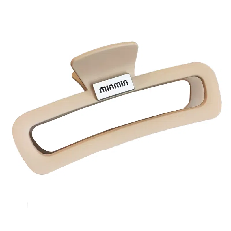 蒙妮 字母磨砂气质 亚克力 发夹 男女同款情侣款