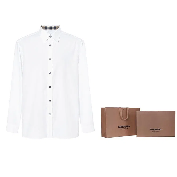 Burberry Logo Polo Shirt White