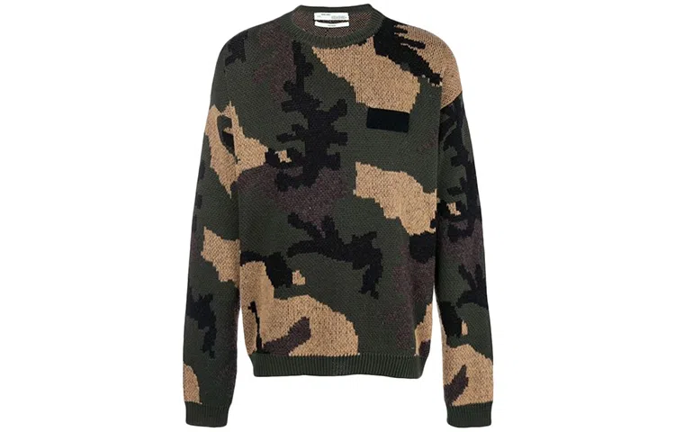 OFF-WHITE SS19 Camo Sweater