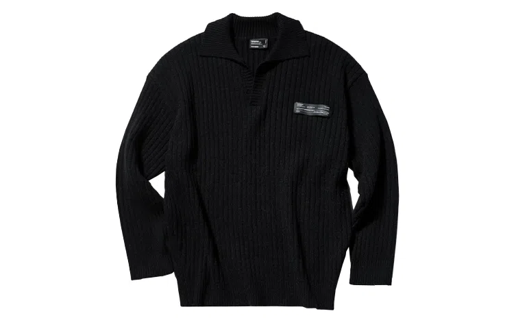 ROARINGWILD Retro Sweater Black