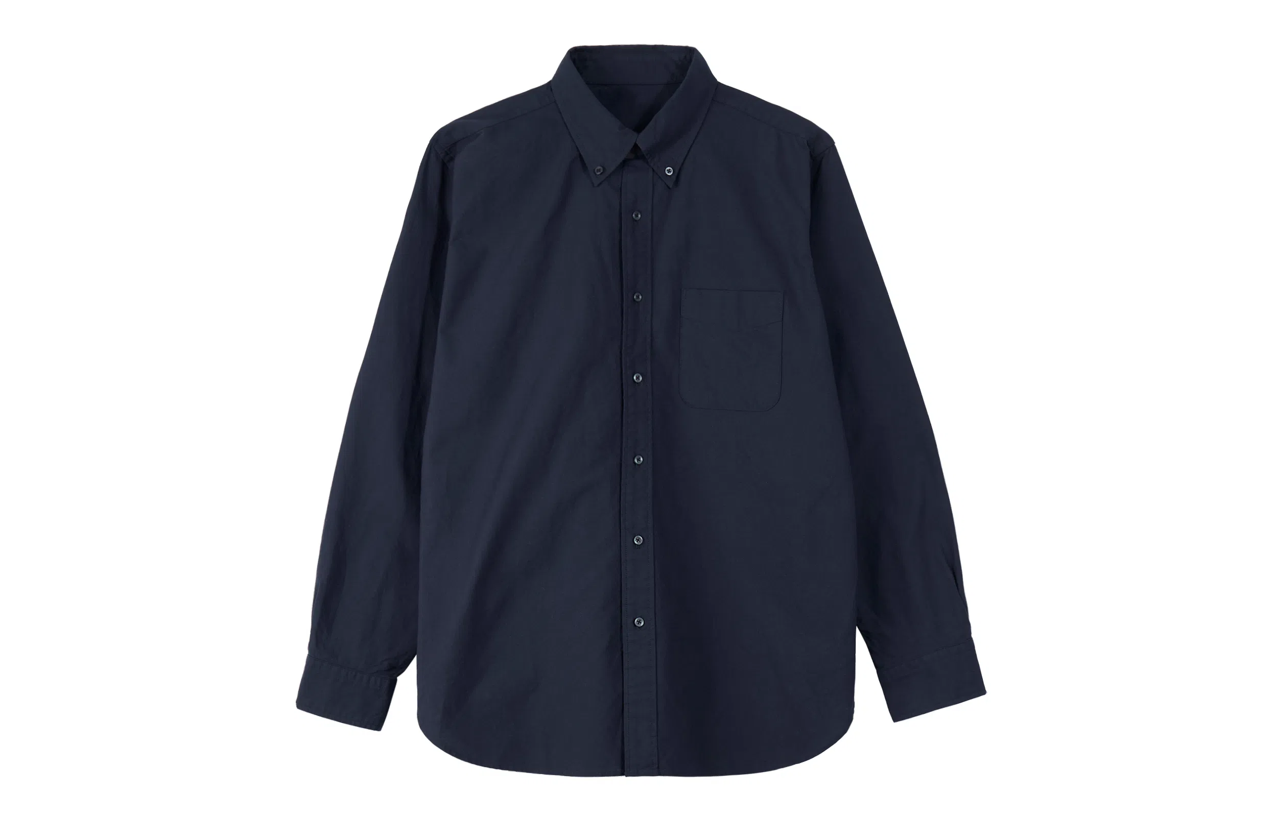 UNIQLO Long Sleeve Shirt Navy