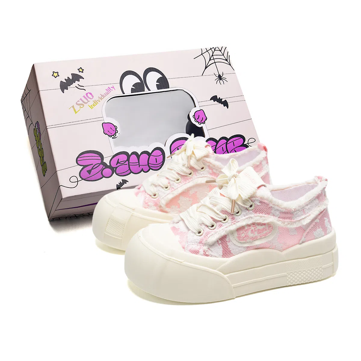 Z.SUO Canvas Low-Top Sneakers Gift Box Edition
