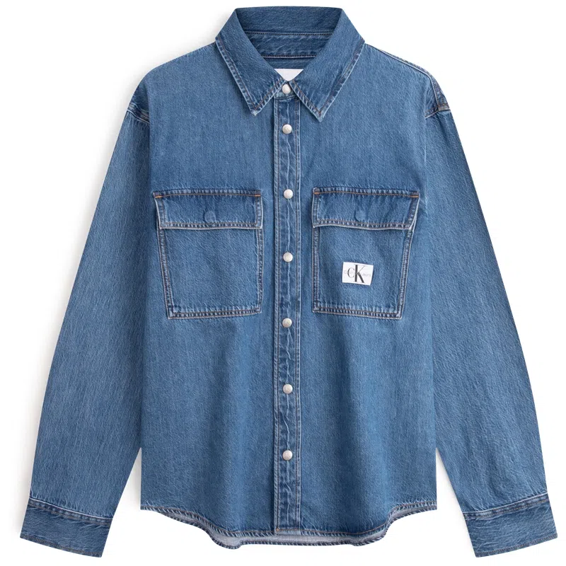 Calvin Klein Denim Long Sleeve Shirt