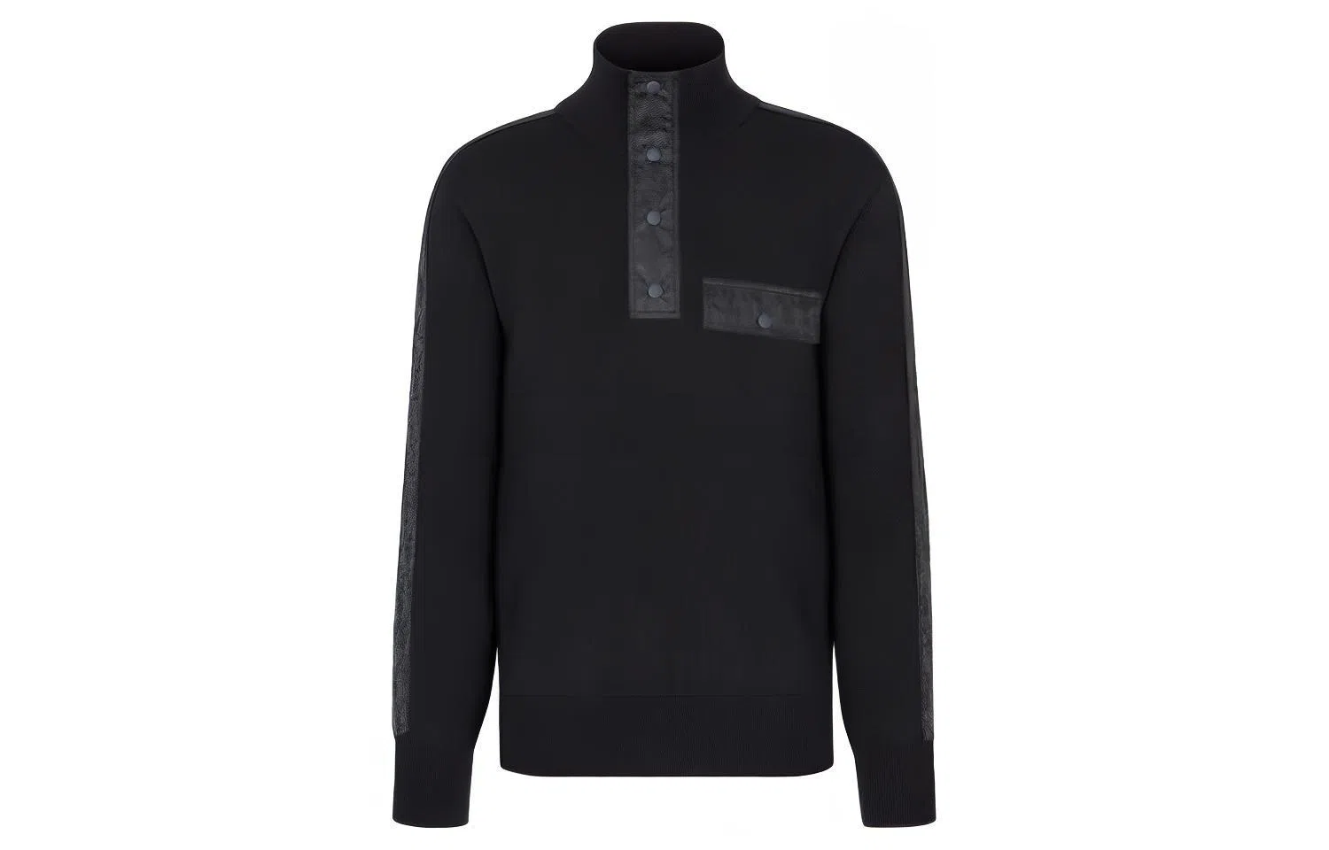 DIOR Oblique Turtleneck Sweater Navy