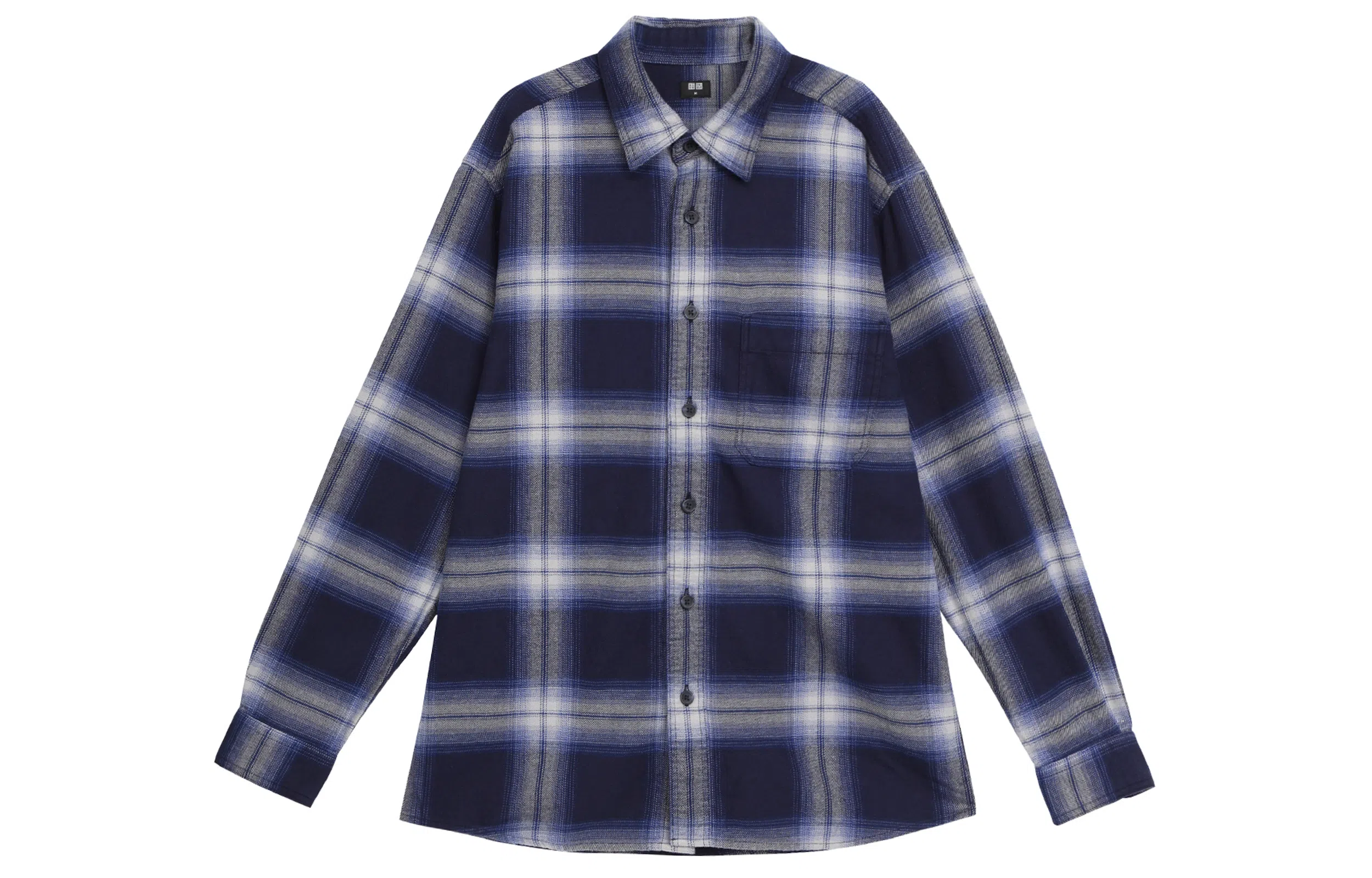 UNIQLO Button Long Sleeve Shirt Light Blue