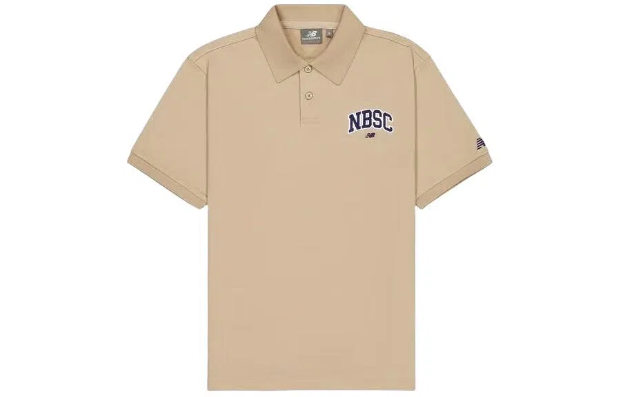 New Balance Polo Shirt Khaki