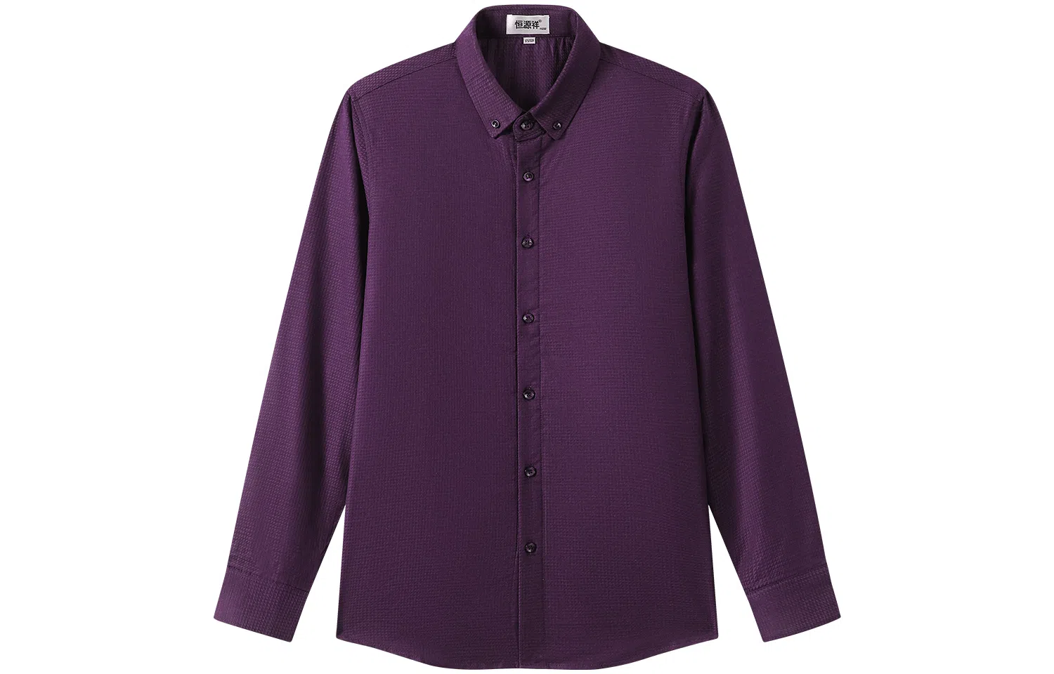 恒源祥 加绒加厚羽绒长袖衬衫 男款