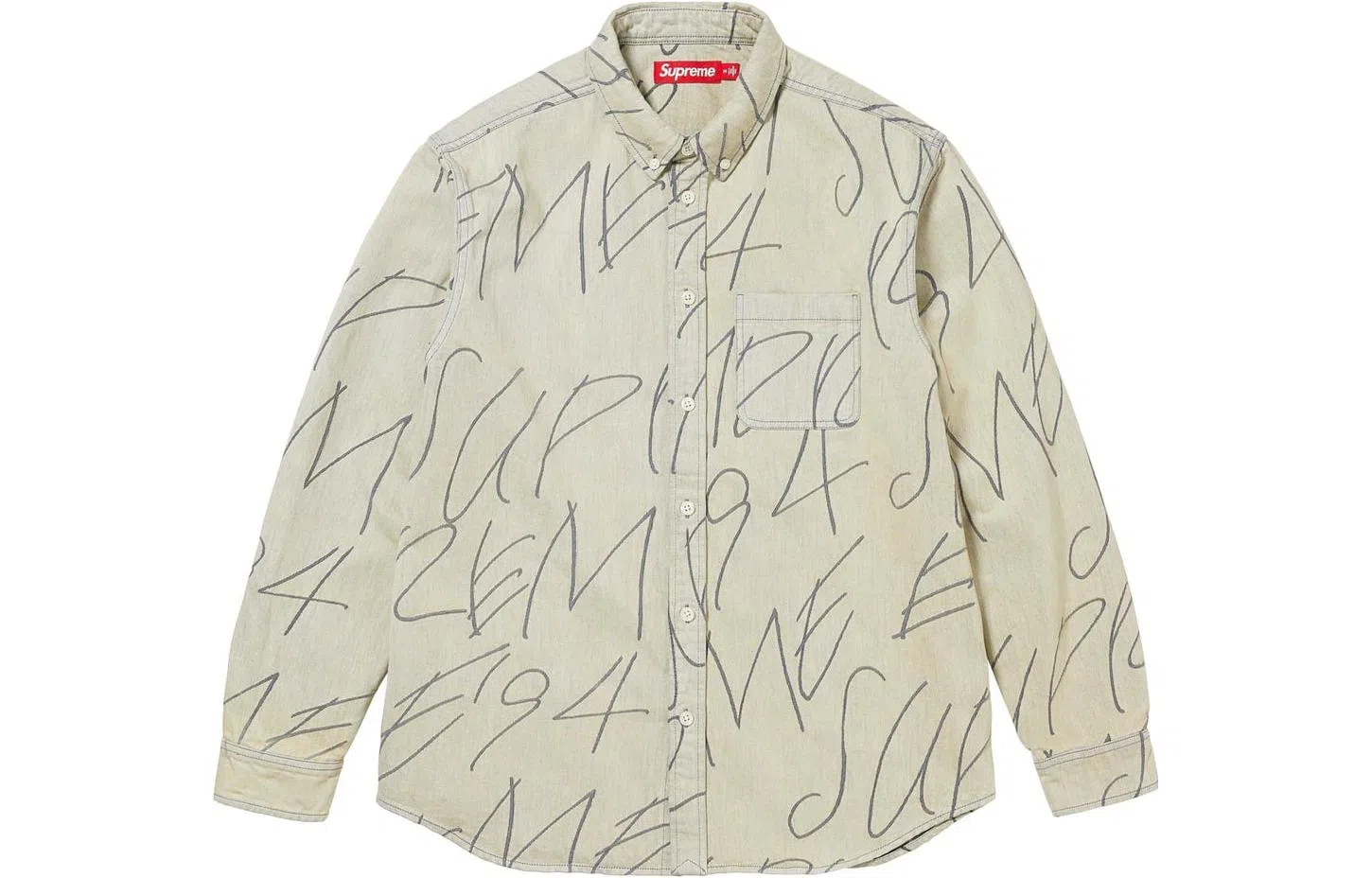 Supreme Jacquard Denim Shirt