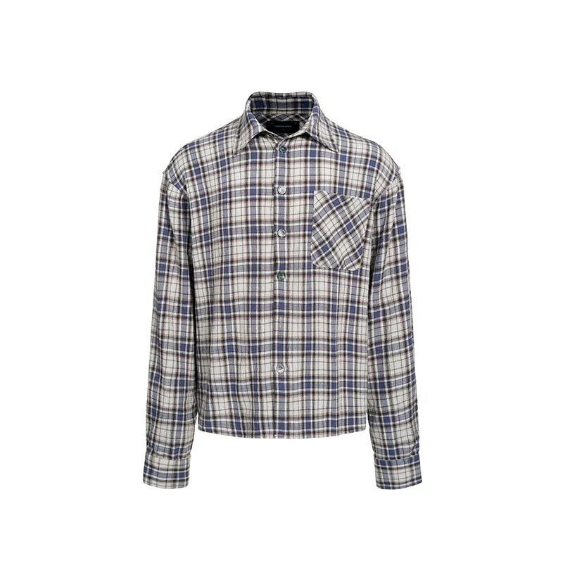 TERRA INCOGNITA SS25 Light Blue Checkered Shirt