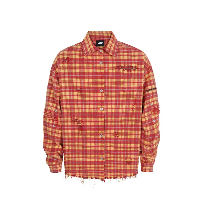 Antidote Worldwide Red Plaid Shirt