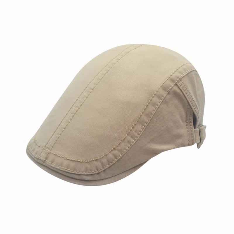 北极绒 小众纯色时尚洋气前进帽日系复古简约百搭大头围显脸小 棉 贝雷帽 男女同款情侣款