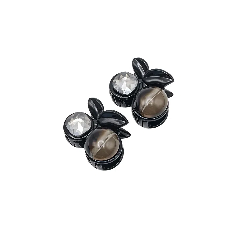 简应舒 猫眼小抓夹刘海小抓爪侧边夹半扎夹子发饰 亚克力 发夹 女款