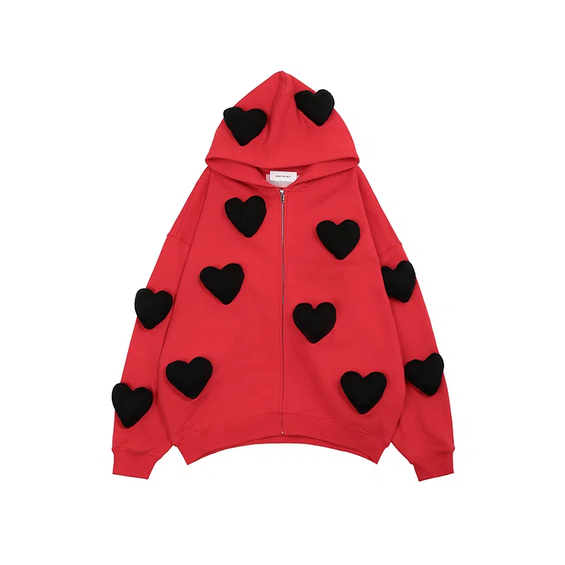 SQQZ Project Heart 3D Padded Hoodie