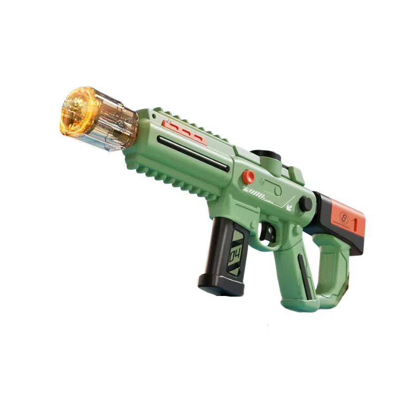 小牧马 电动连发水 大容量可外接水瓶 互动游戏户外 枪型玩具