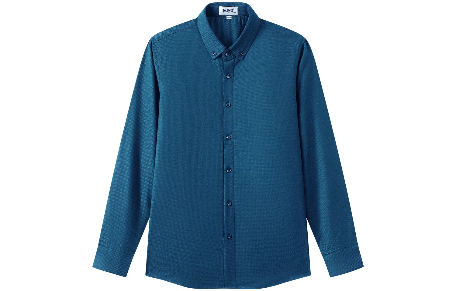 恒源祥 加绒加厚羽绒长袖衬衫 男款