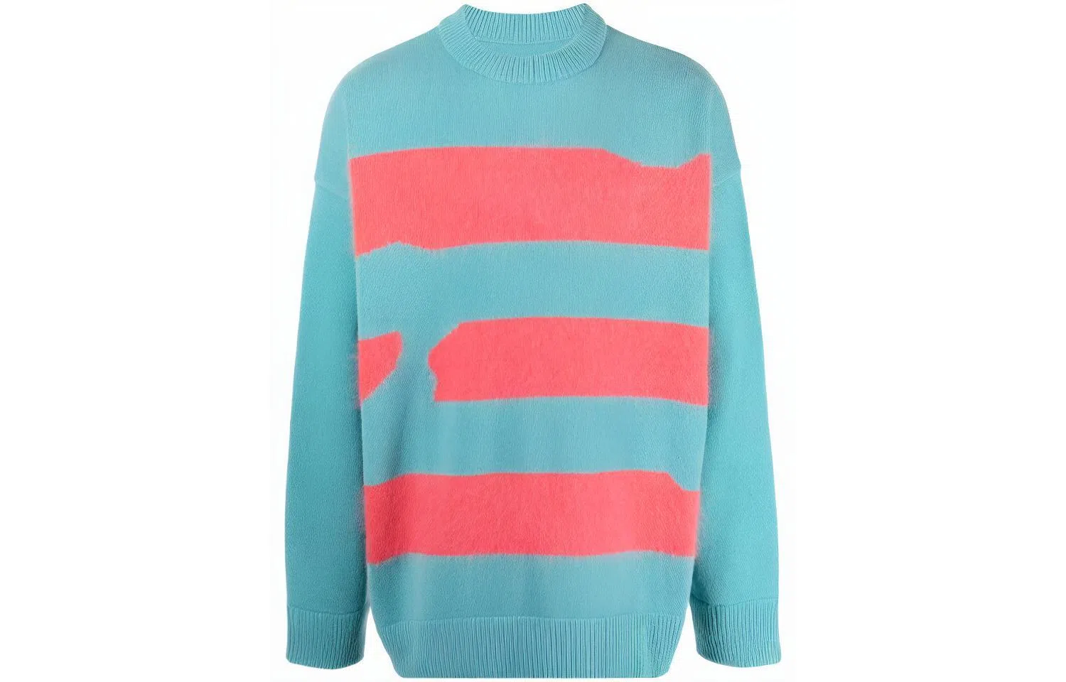 ADER ERROR FW21 Striped Wool Sweater Blue
