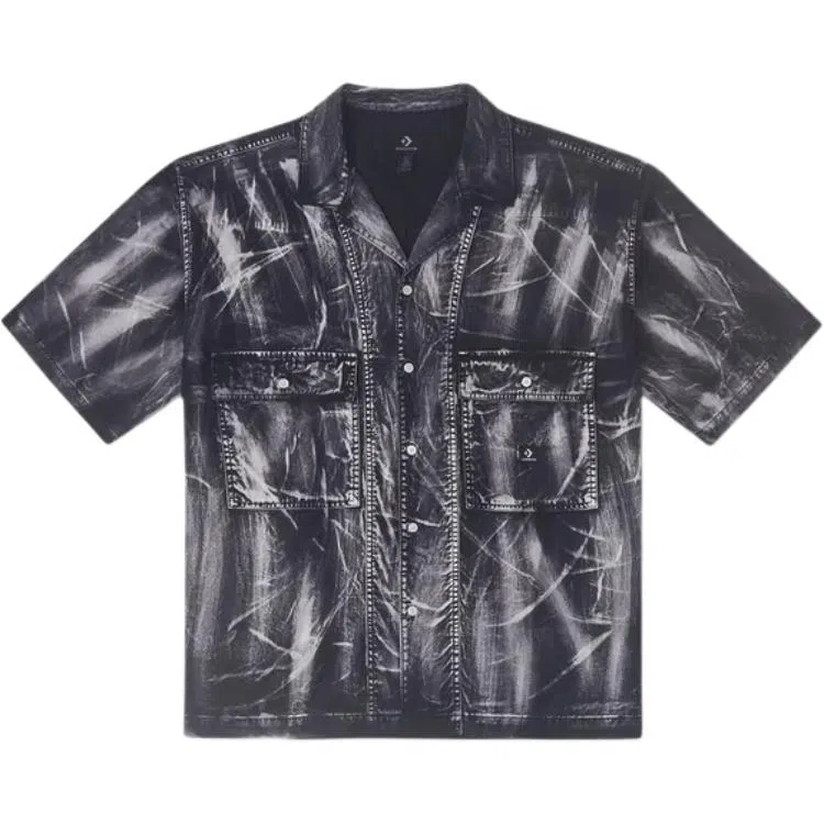 Converse Retro Short Sleeve Shirt Black