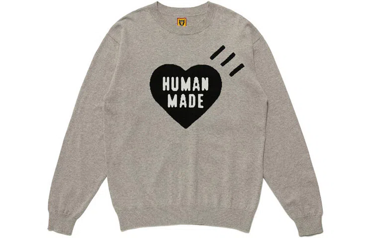 HUMAN MADE FW21 Heart Logo Pullover Sweater