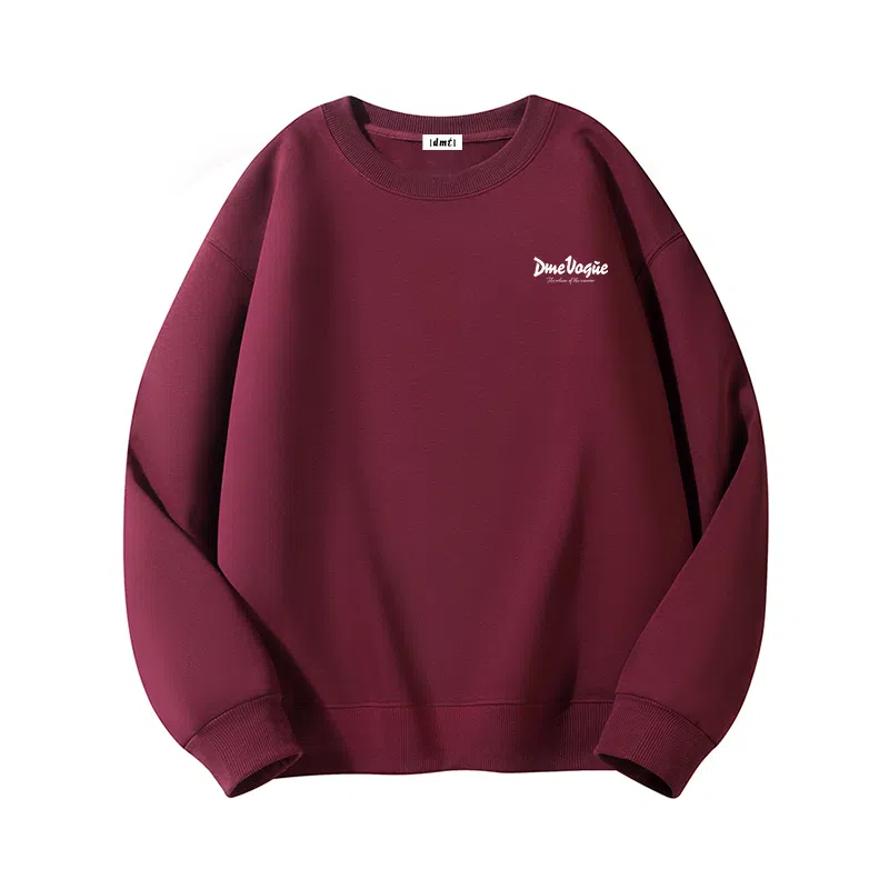 【dme】 手绘动漫头像个性美式加绒加厚舒适保暖时尚套头圆领重磅卫衣 男女同款