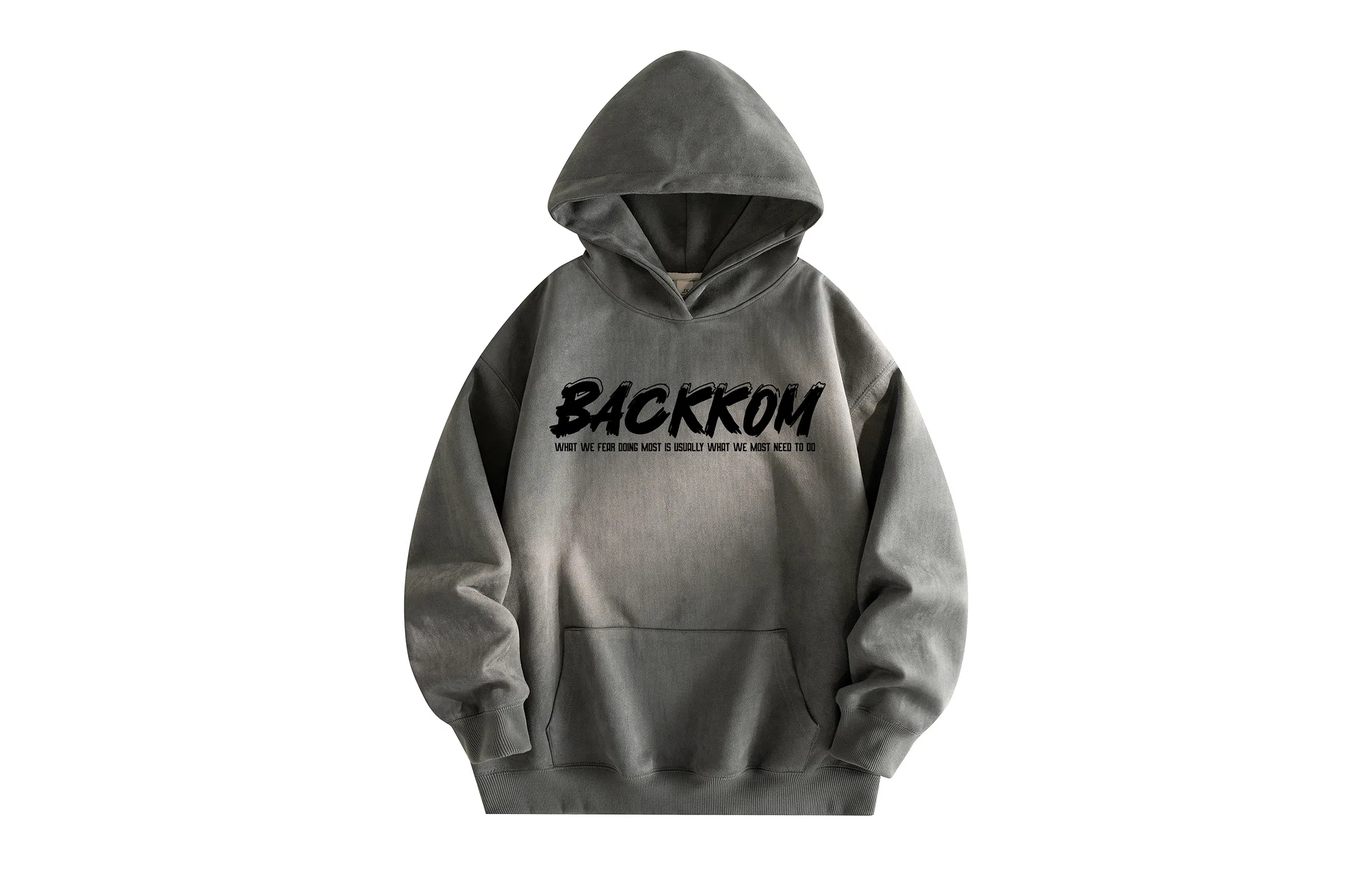 大卫贝肯 美式高街学院风宽松休闲加绒加厚百搭保暖长袖卫衣 男女同款