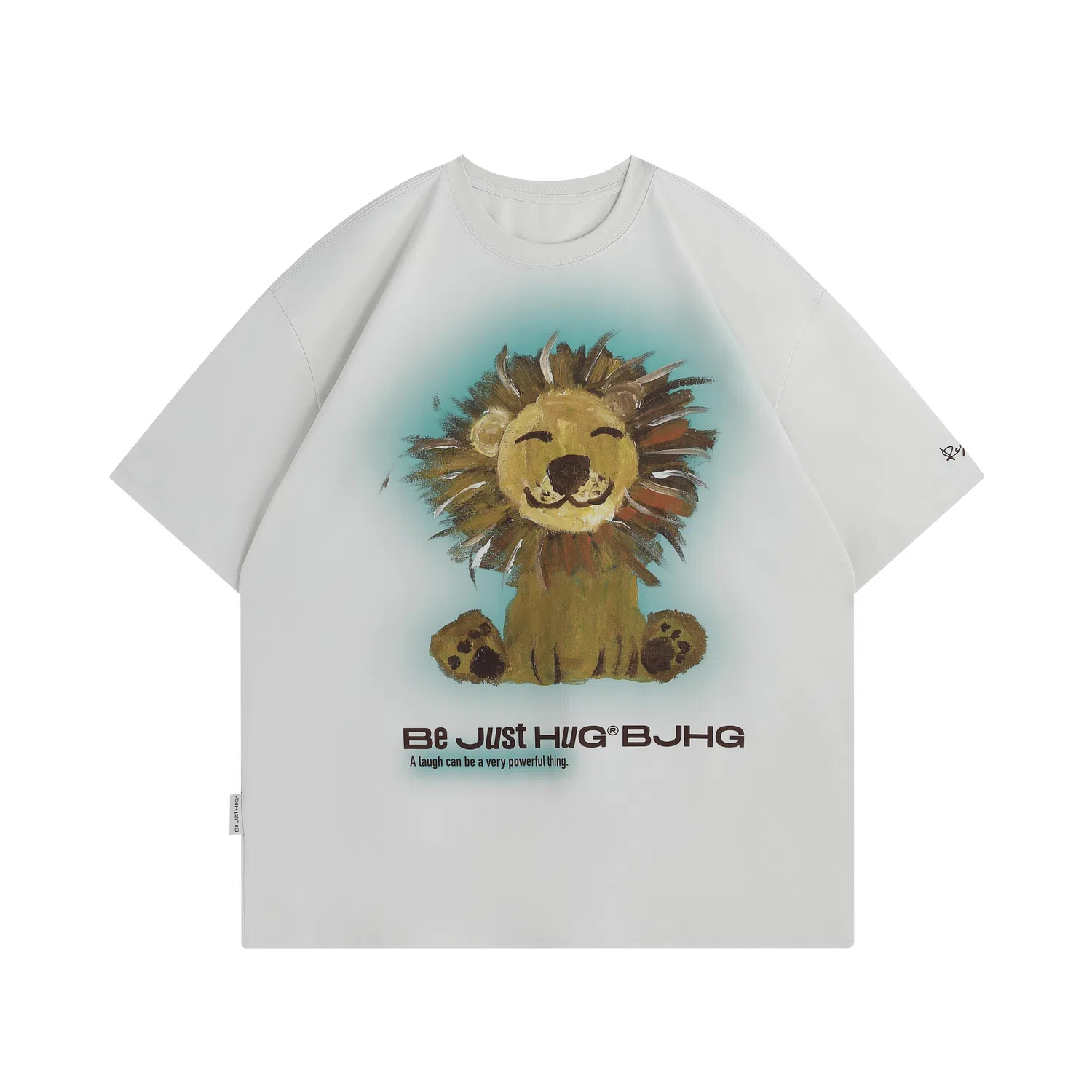 BJHG Silent Series Lion Print T-Shirt