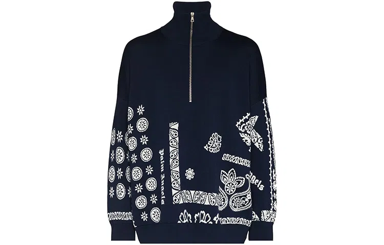 Palm Angels Cardigan Blue