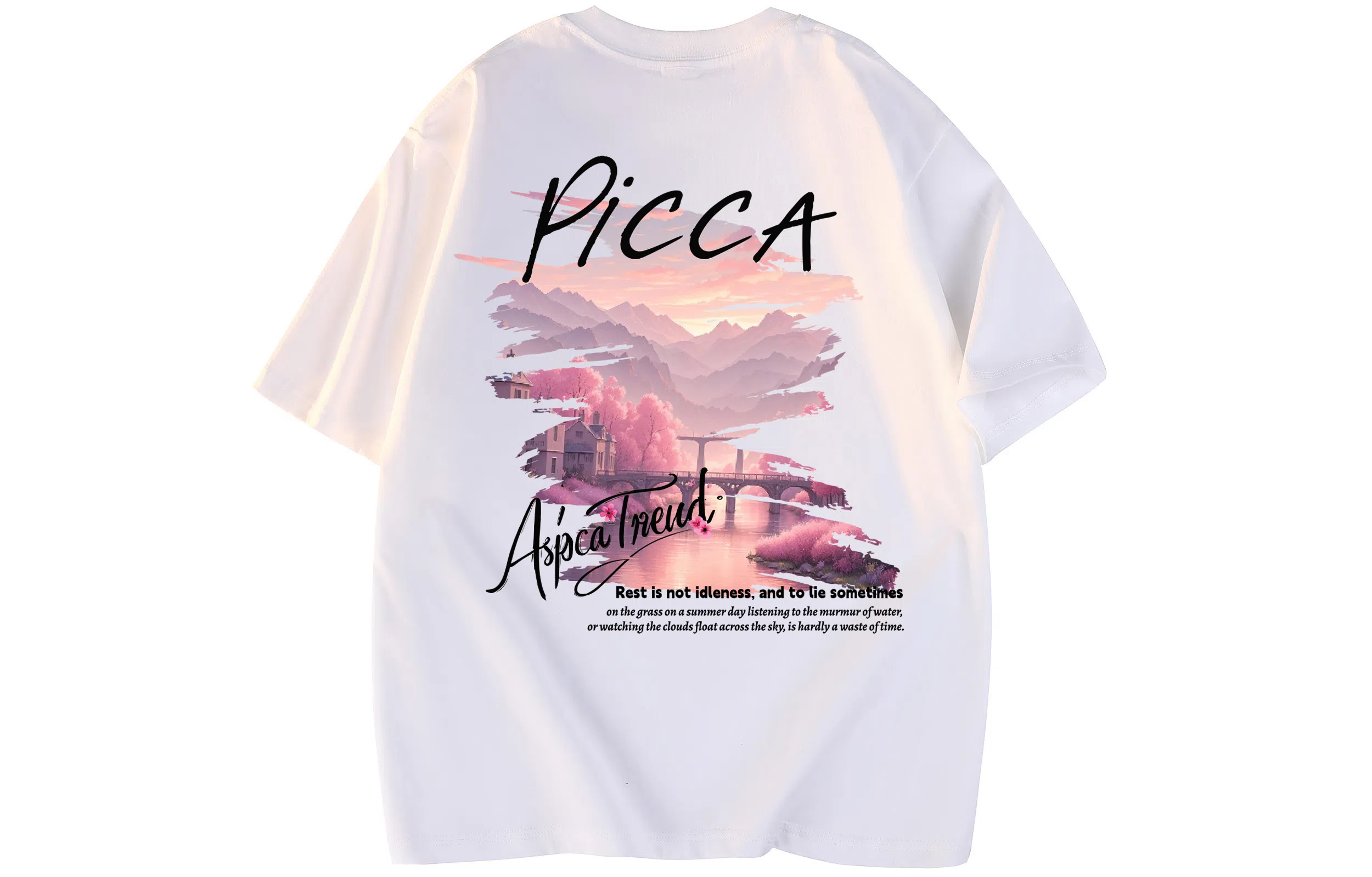 Picca Logo Print T-Shirt