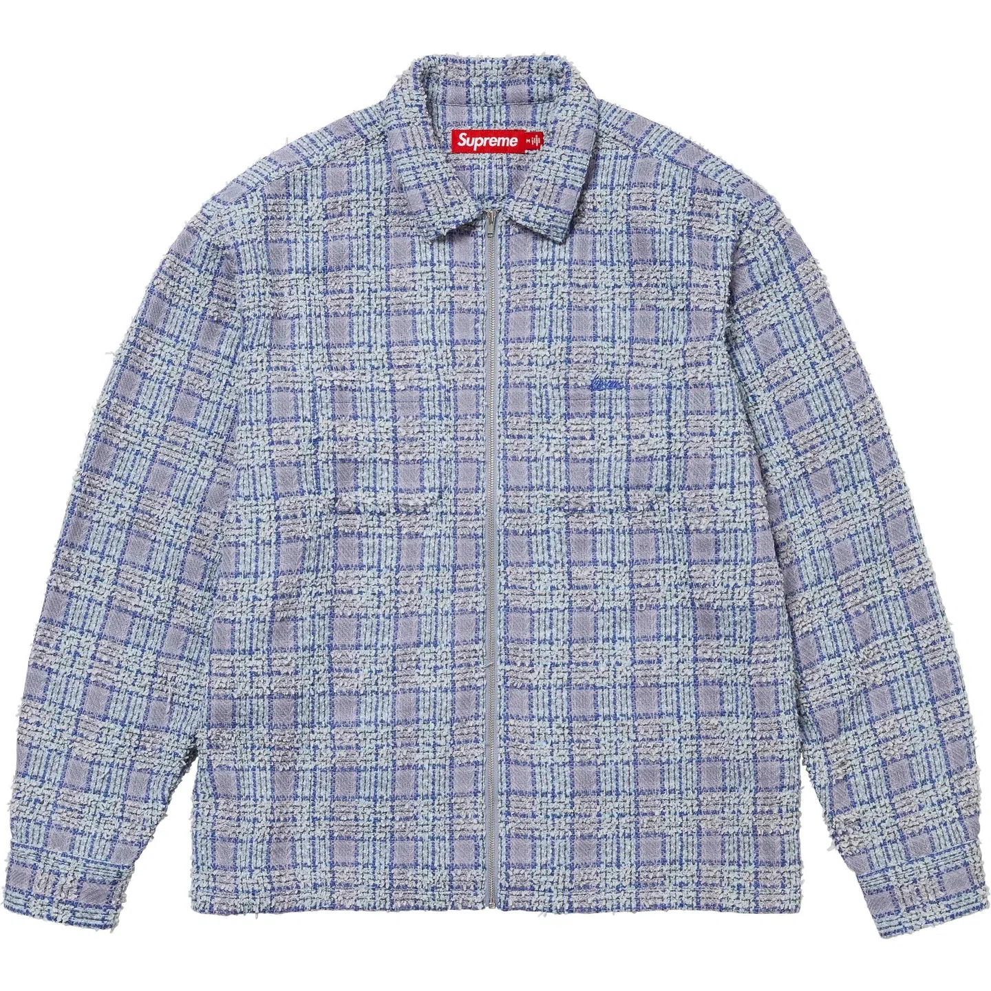 Supreme FW24 WEEK1 Boucl Zip Up Shirt