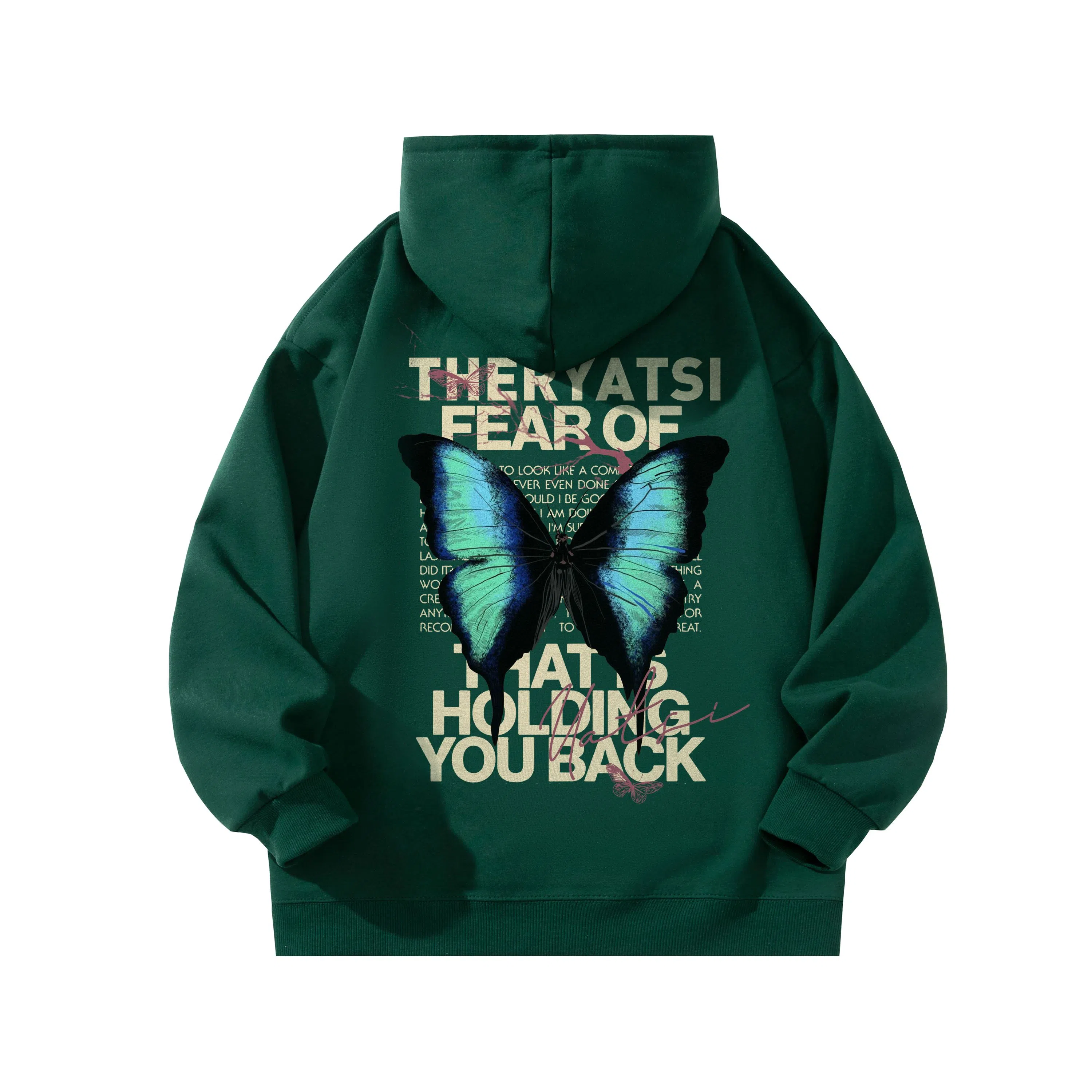 YATSI Butterfly Graffiti Hoodie