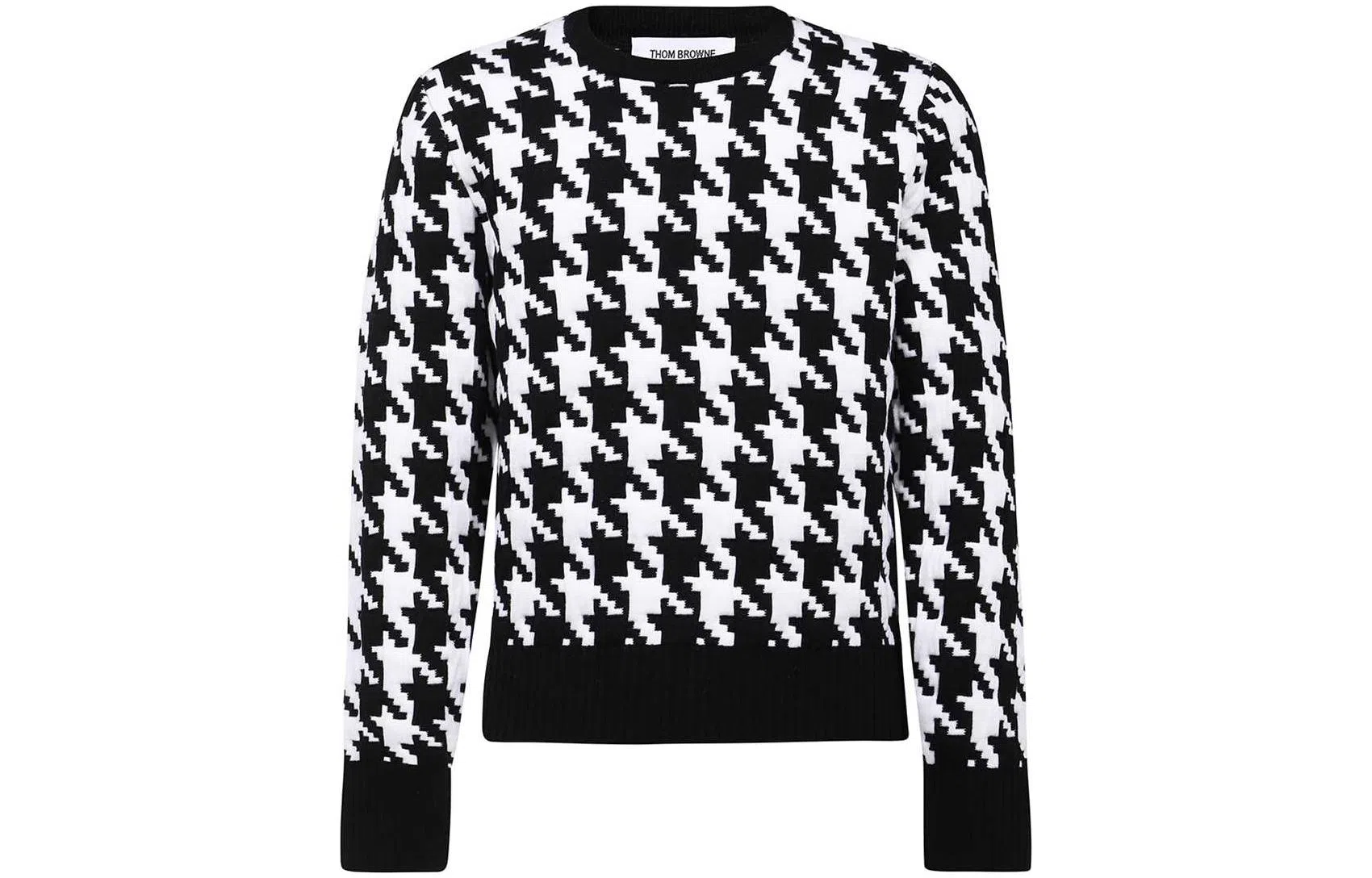 Thom Browne FW22 Houndstooth Crewneck Sweater