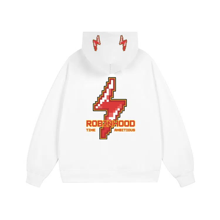 ROBINHOOD Pixel Lightning Hoodie