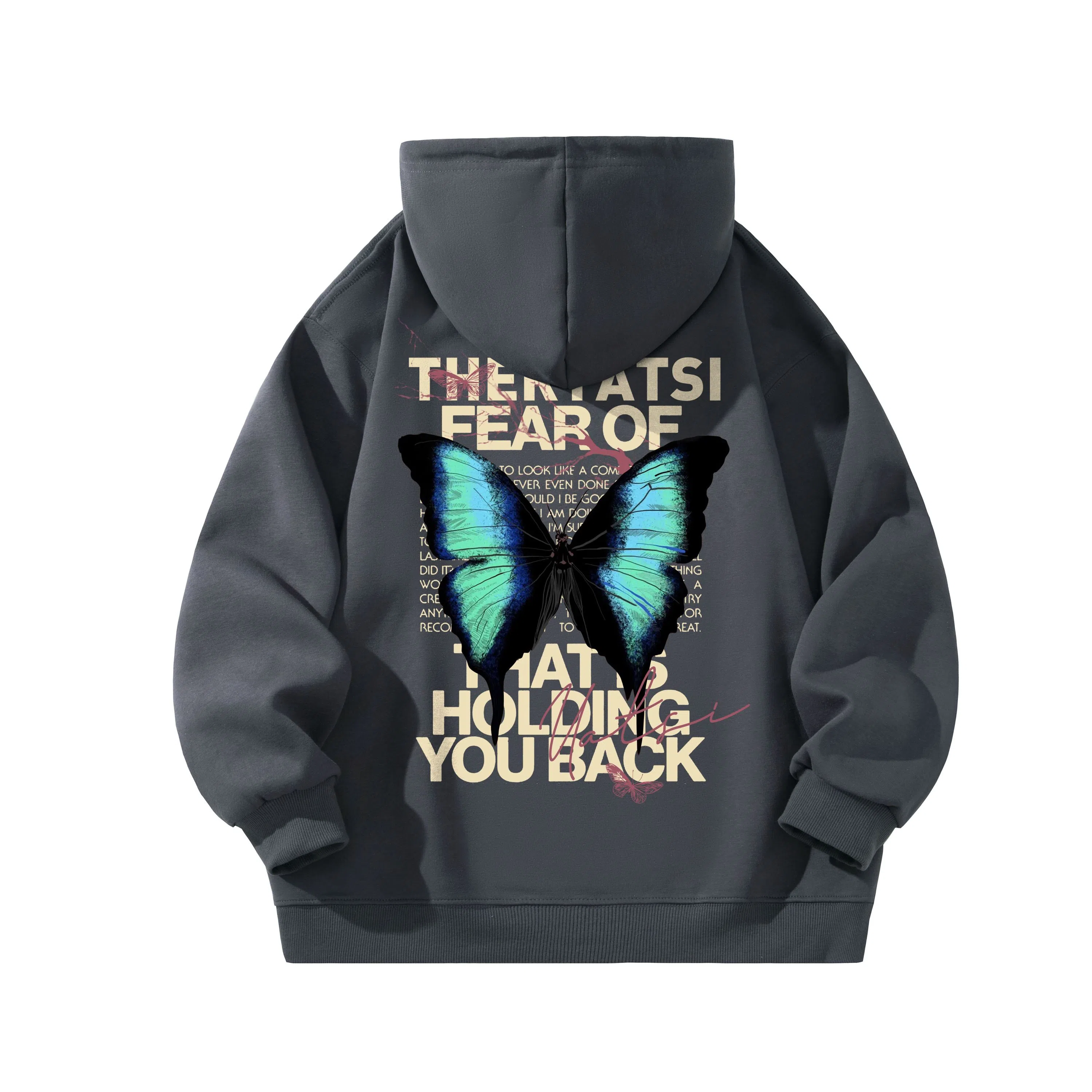 YATSI Butterfly Graffiti Hoodie