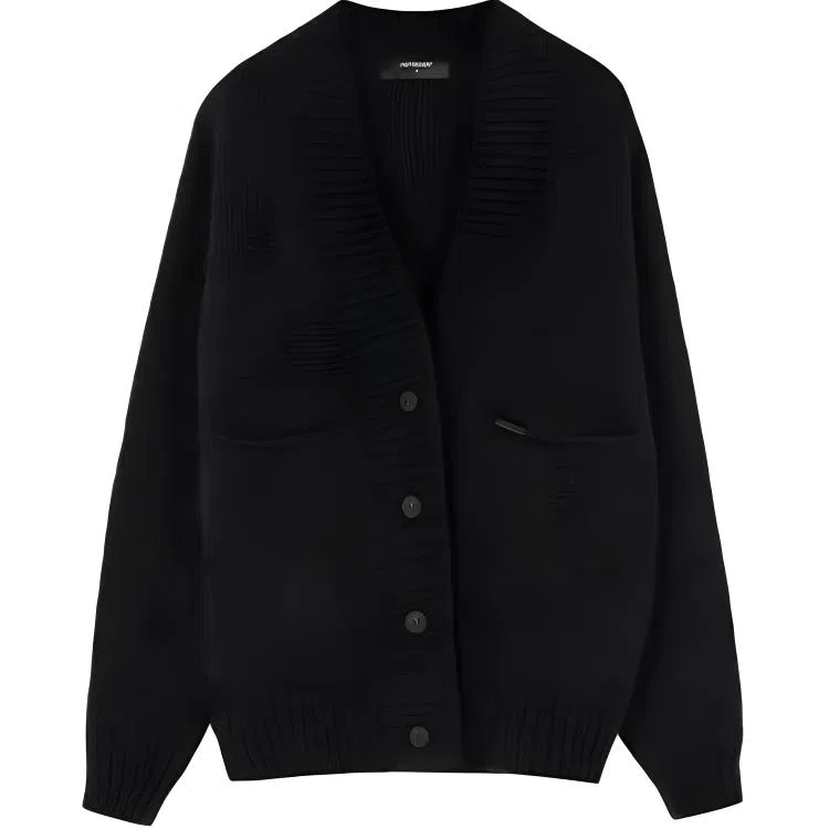 REPRESENT FW22 Black Knit Cardigan