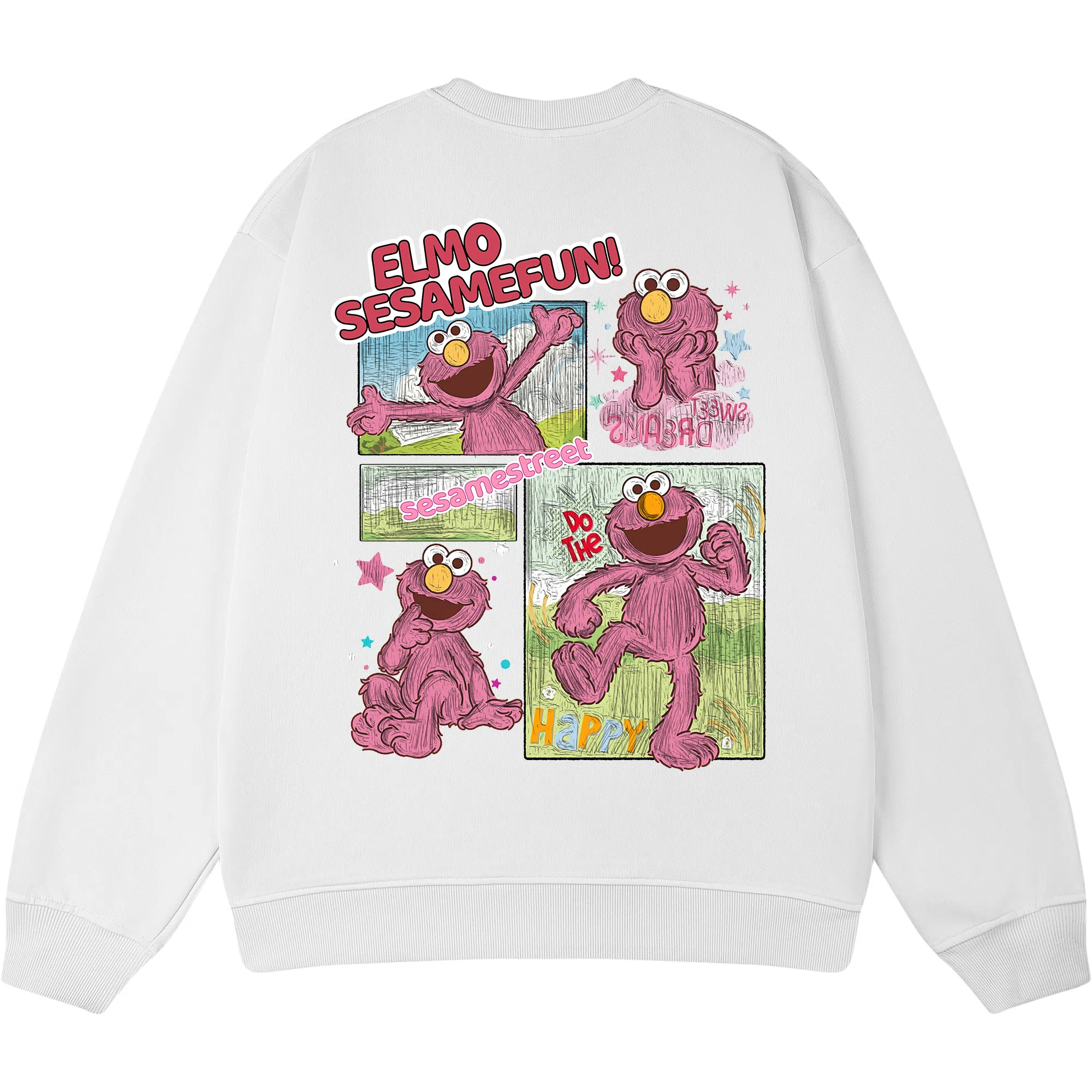 Sesame Street Elmo Crewneck Sweatshirt