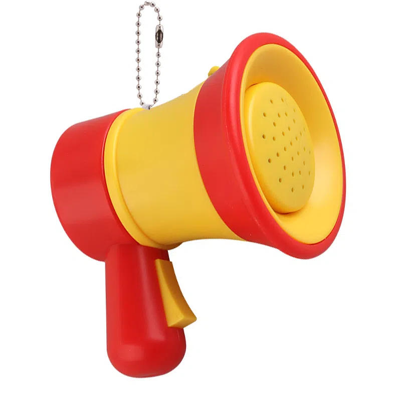 【可录音小喇叭】 零界 卡通萌趣创意手机绳包包挂饰 行李箱 塑料 挂件 男女同款情侣款