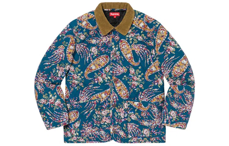 Supreme FW19 Week 4 Quilted Paisley Jacket