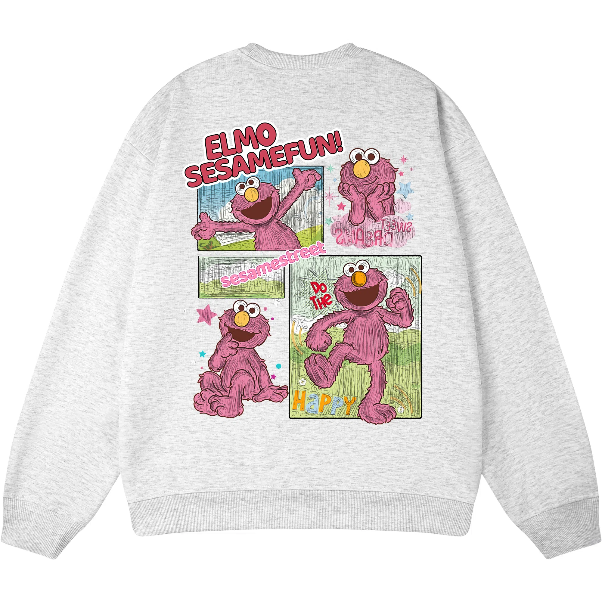 Sesame Street Elmo Crewneck Sweatshirt