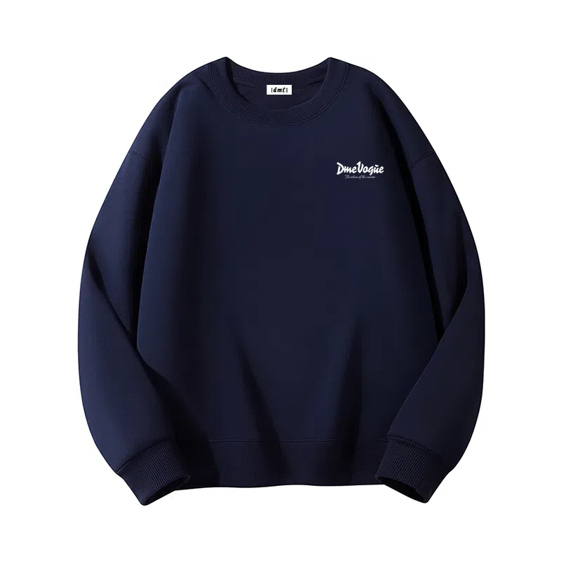 【dme】 手绘动漫头像个性美式加绒加厚舒适保暖时尚套头圆领重磅卫衣 男女同款