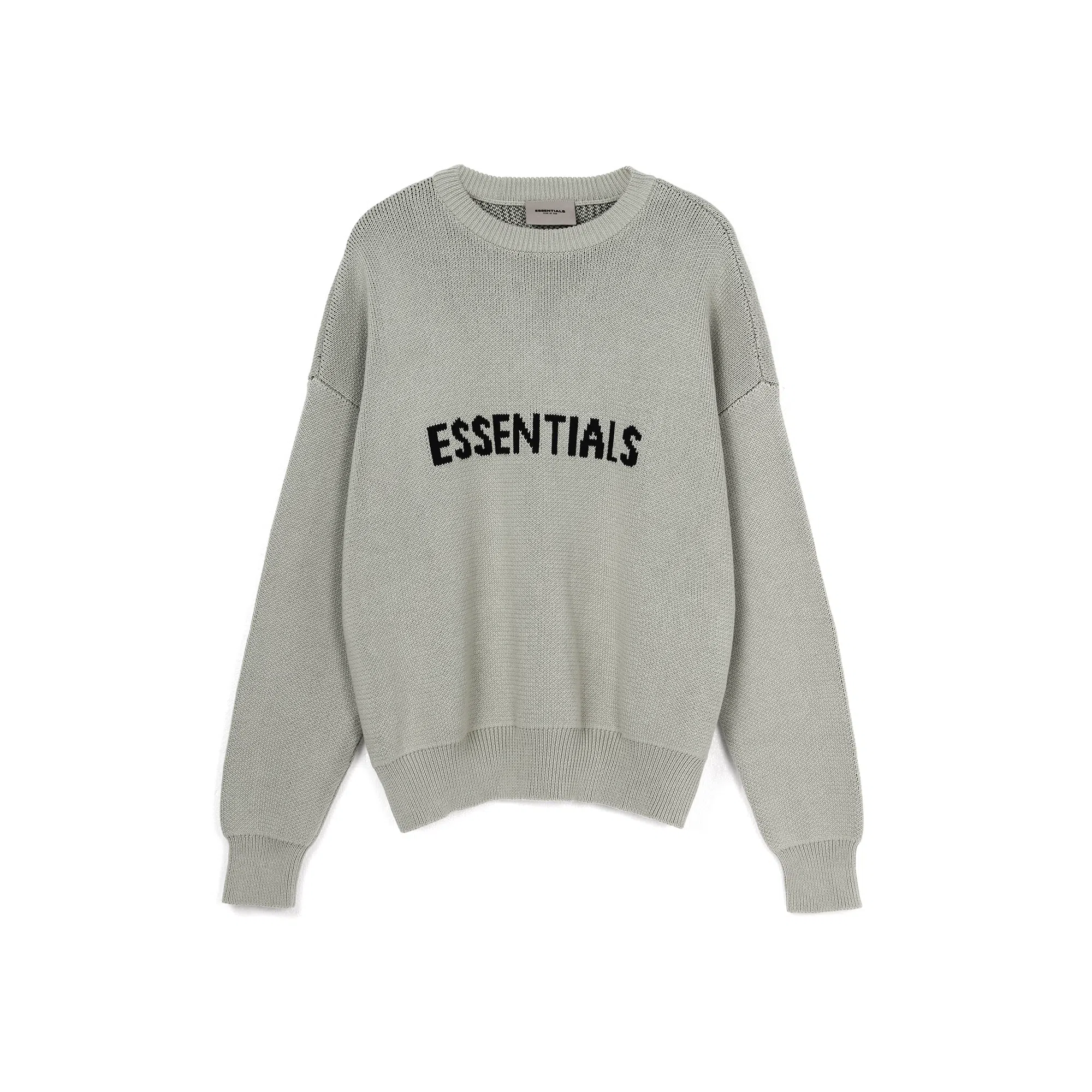 Fear of God Essentials Knit Pullover Sweater Green Concrete