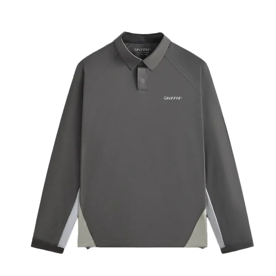KITH x TAYLORMADE SS24 Polo Grey