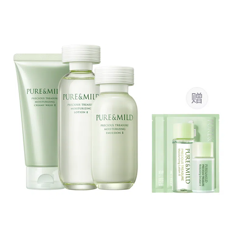 泊美 鲜纯珍萃 护肤套装 保湿清爽补水