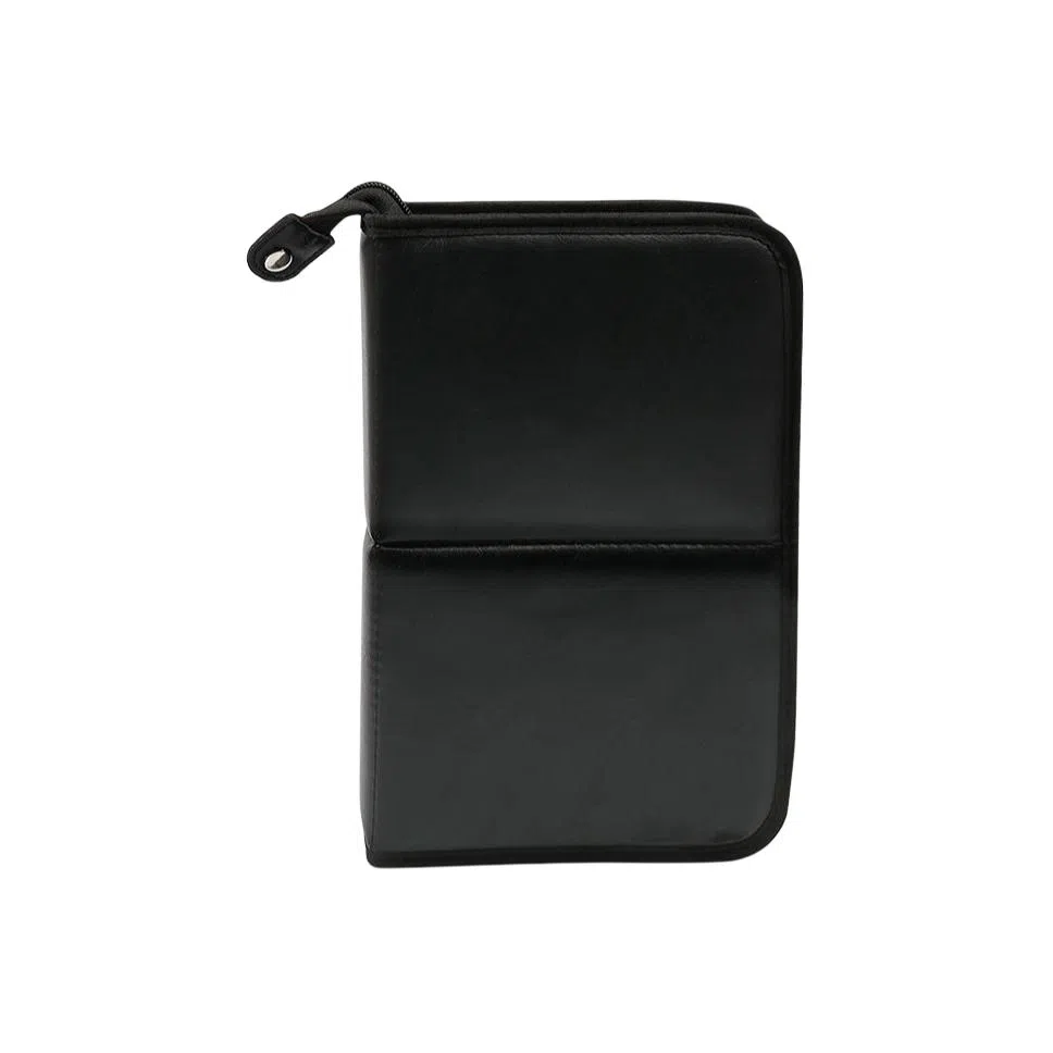 米甜兔 黑色折叠化妆包 便携