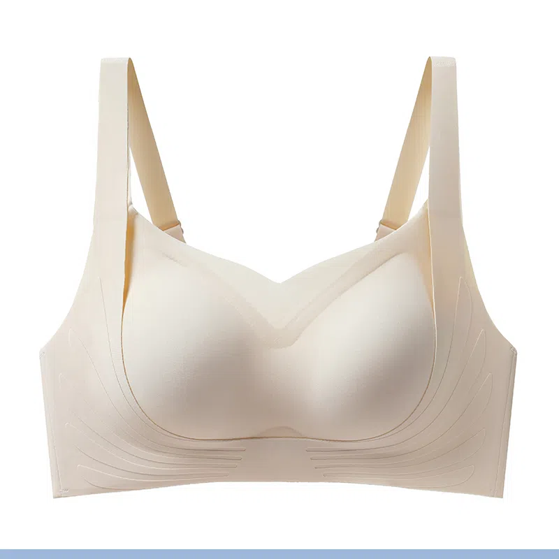 欧迪芬 透气大胸显小上托聚拢防下垂固定杯垫无痕软支撑文胸 女款