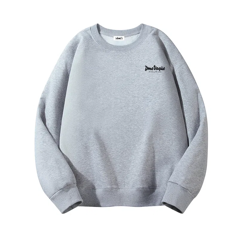 【dme】 手绘动漫头像个性美式加绒加厚舒适保暖时尚套头圆领重磅卫衣 男女同款